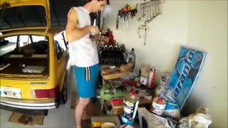 Instalando retentor do comando